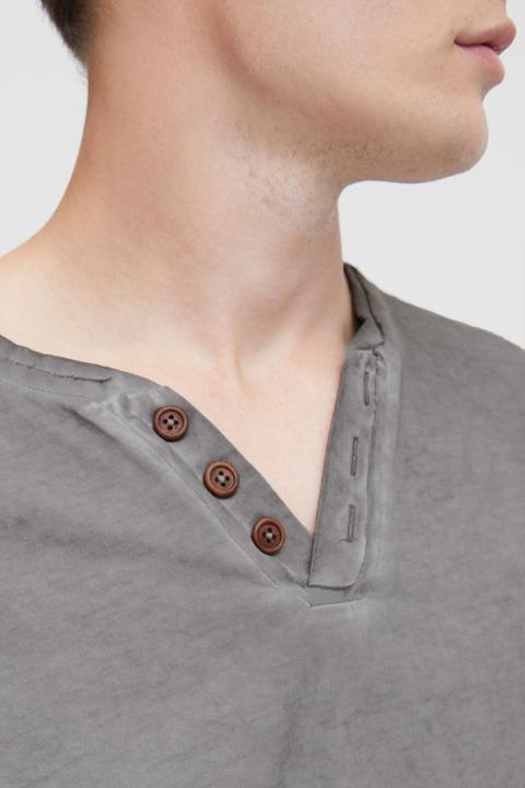 Immagine prodotto Solid Tinox - Maglie a manica lunga Con Collo A V da Uomo In Cotone 100% (M)