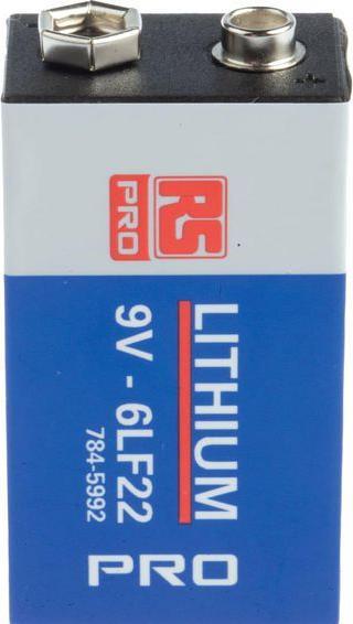 Produktbild Rs Pro RS Industrial Lithium Battery 9V 1.2Ah (1 Stk., PP3, 1200 mAh)