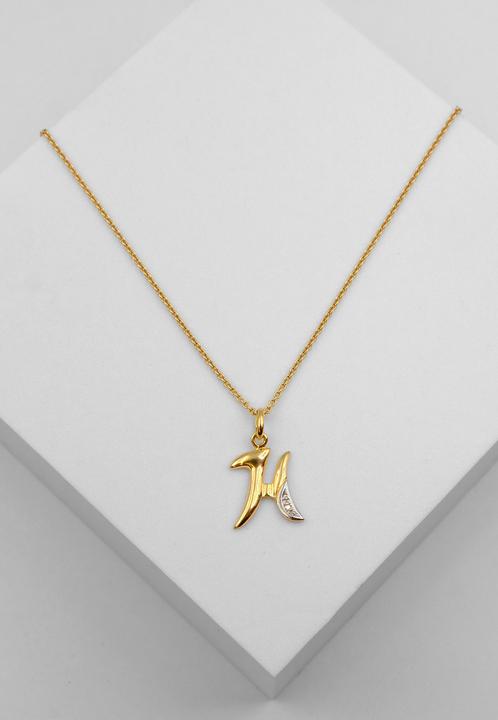 Image du produit Muau Lettre (Or blanc, Or jaune 750/18K)