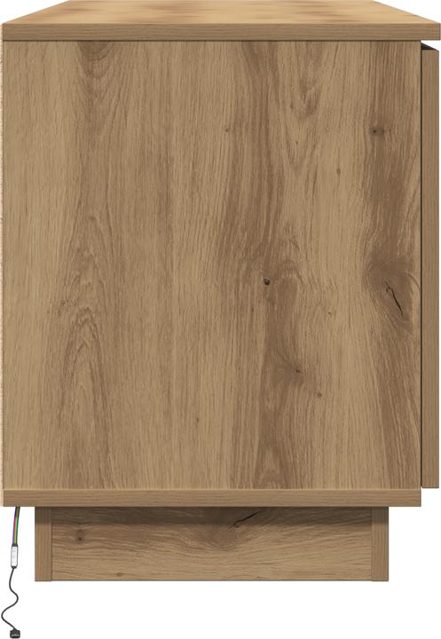 Actual product image VidaXL TV cabinet solid oak 100x38x49 cm wood-based material
