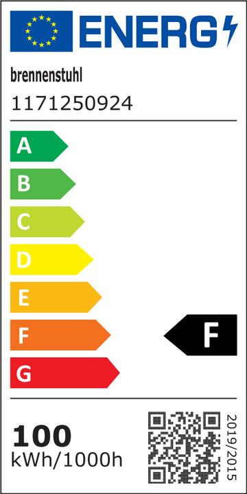 Energie-Label Brennenstuhl LED-Aussenstrahler Jaro 9050 (8840 lm, IP65)