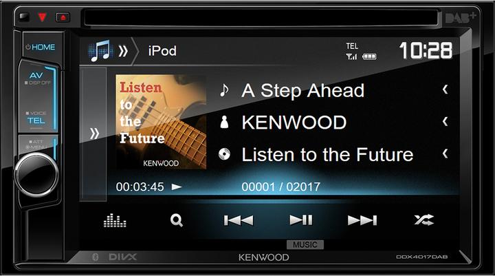 Kenwood Corp. DDX4017DAB ohne DAB-Antenne