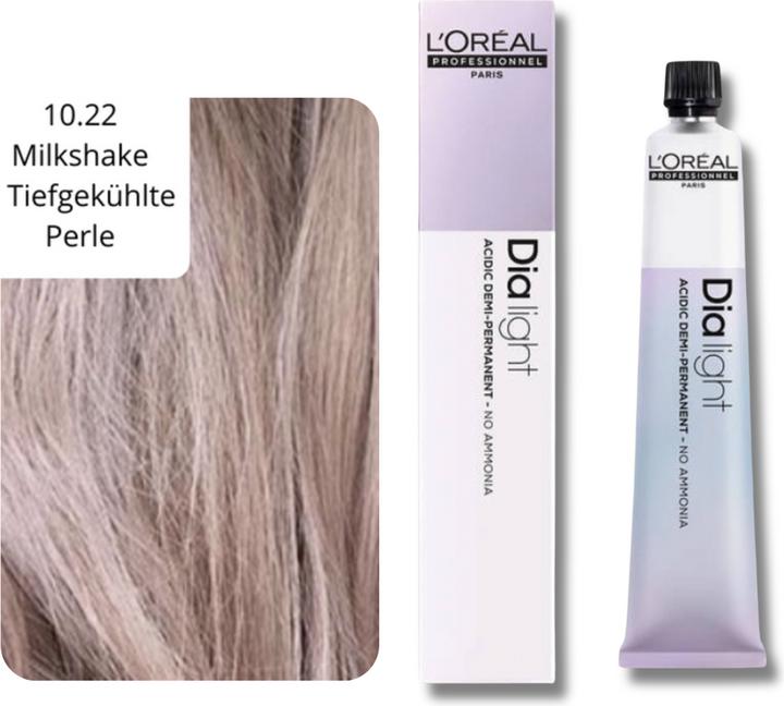 Produktbild L'Oréal Professionnel Dia Light (10.22 Milkshake Tiefgekühlte Perle)