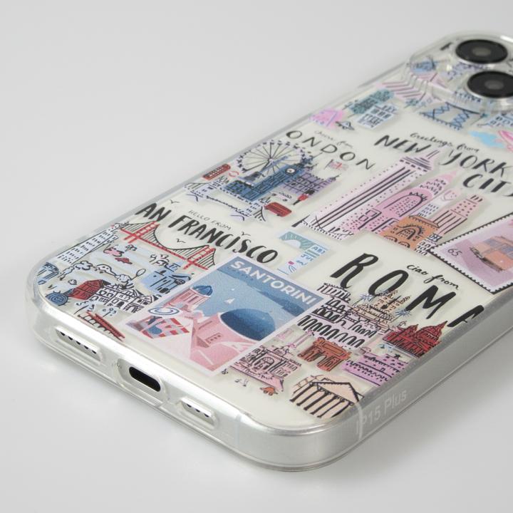 Actual product image PhoneLook Cover silicone rubber cities of the world (Apple iPhone 15)