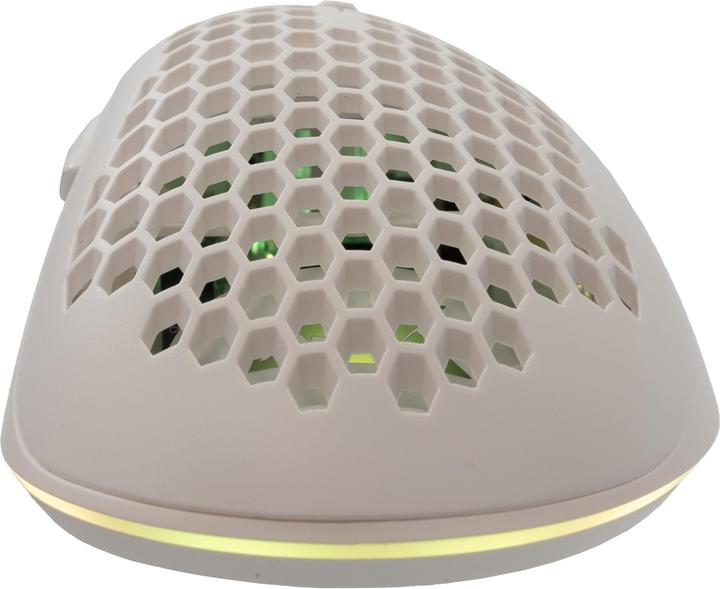 Actual product image Baracuda Gaming Mouse CORAL, 6D, 12800 dpi, White (BGM-031) (Cable)