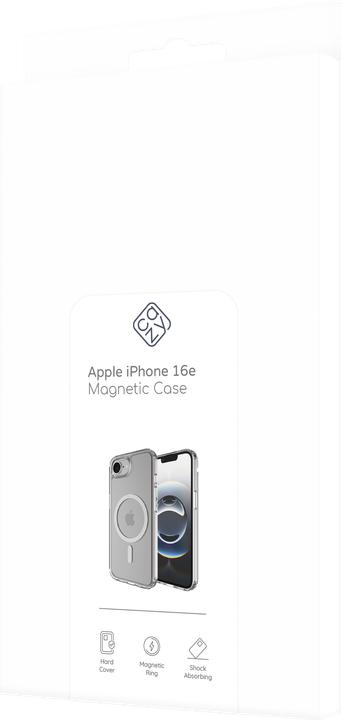 Produktbild Cazy Hülle mit magnetischem Ring, kompatibel mit Qi2/MagSafe (Apple iPhone 16e)