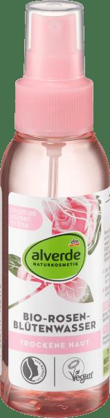 dm alverde Acqua di fiori di rosa biologica (100 ml, Spray viso)