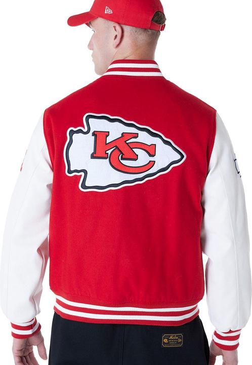 Actual product image New Era Varsity NFL SIDELINE Jacke - Kansas City Chiefs - L (L)