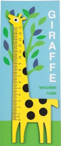 Produktbild Rex London Wooden Ruler Yellow Giraffe