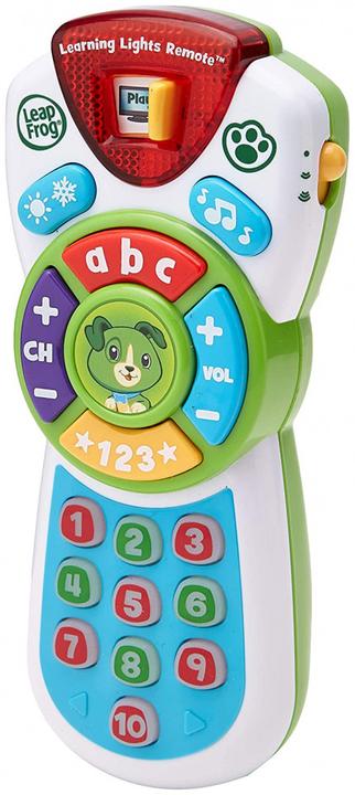 Actual product image VTech 606203 Leap Frog Baby Toy with Light and Songs Happy Remote Control (English Version) 6+ Month