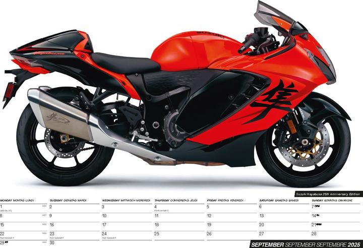 Produktbild Motorräder 2025 - Der Motorrad Kalender (42 x 30 cm, Harter Einband, Deutsch)