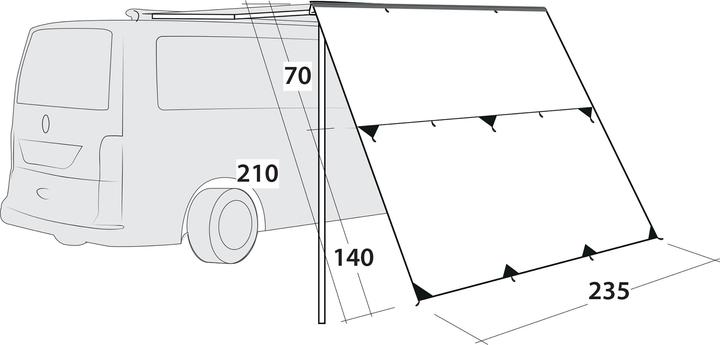 Image du produit Outwell Hillcrest Tarp (Auvent, 2.10 kg)