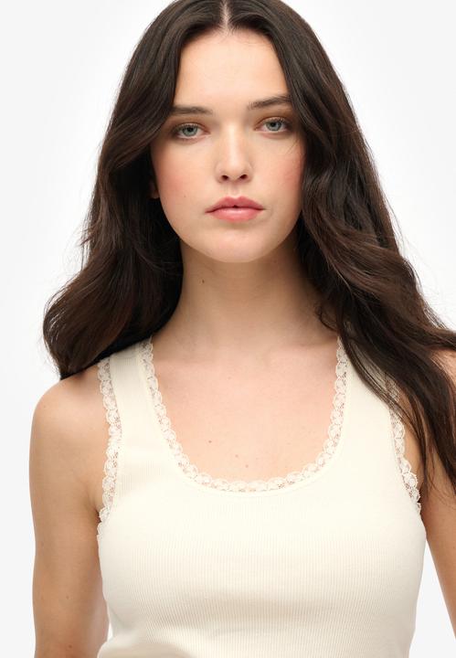 Immagine prodotto Superdry Vintage Tanktop mit Spitzenbesatz (12)