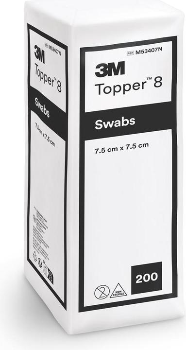 Topper 8 NW Kompressen 5x5cm unsteril 200 Stk