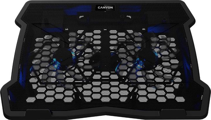 Produktbild Canyon Notebook-Kühler bis 15.6" 2 Lüfter LED Backlight schw retail