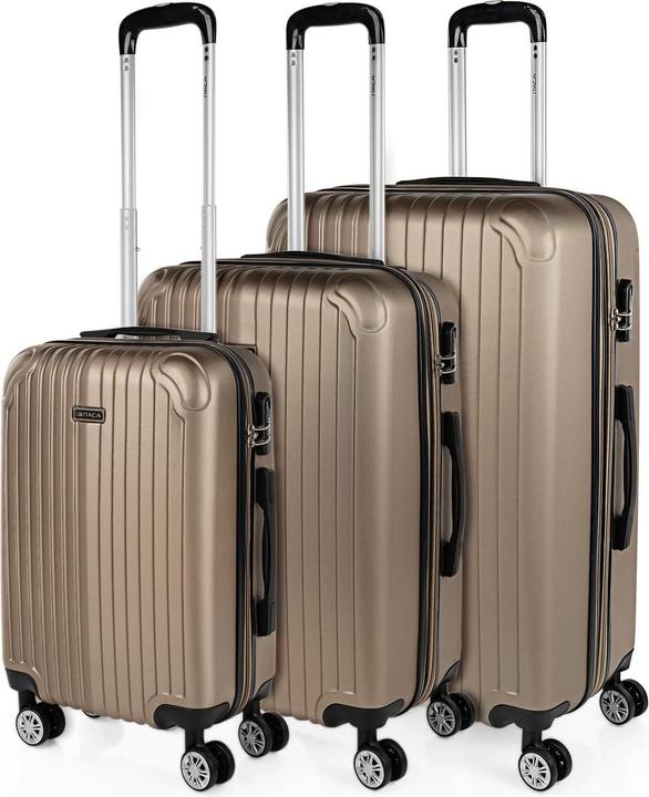 Actual product image Itaca 3-teiliges Reisekoffer Set (110 l, Hand luggage (up to 50 litres), M (50 - 90l), L (90 - 115l))
