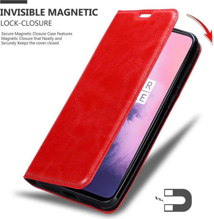 Immagine prodotto Cadorabo Copertina magnetica invisibile del libro (OnePlus 7)