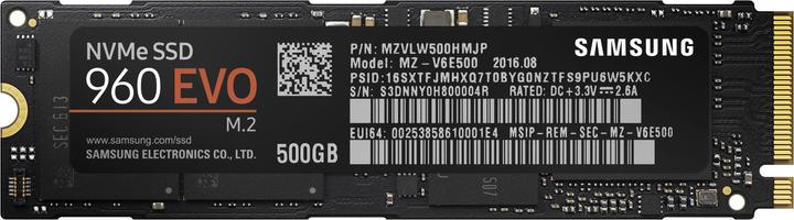 Produktbild Samsung 960 Evo (500 GB, M.2)