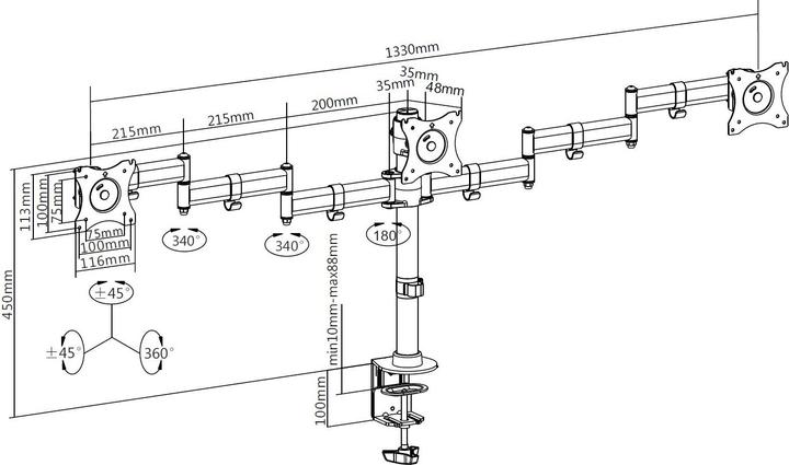 Actual product image equip Table mounting (Table, 27")