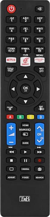 Image du produit T'nB Télécommande universelle Panasonic, Philips, LG, Samsung & Sony (Télécommande universelle, Infrarouge)