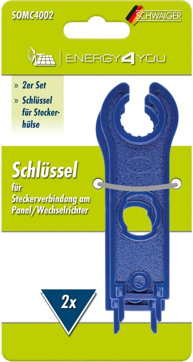 Energie-Label Schwaiger Schlüssel zur Montage 2er Set