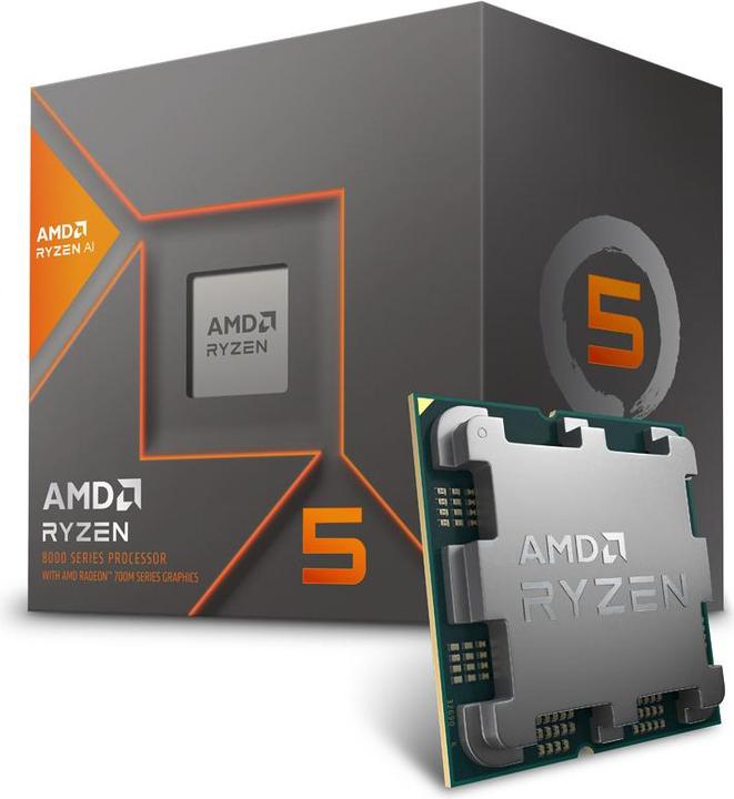 Image du produit AMD Ryzen 5 8600G (AM5, 4.30 GHz, 6 -Core)