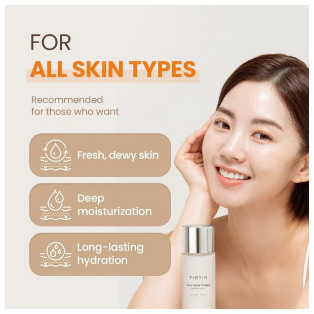 Image du produit TirTir Tonique pour la peau au lait (Lait nettoyant, 150 ml)