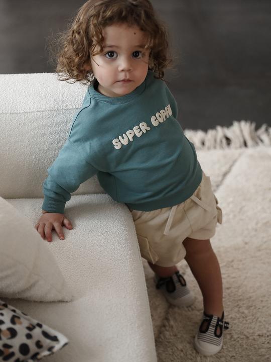 Immagine prodotto Vertbaudet Baby Sweatshirt mit Druckknöpfen hinten und Recycling-Polyester (74)