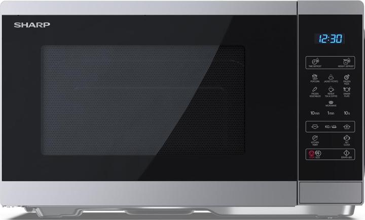 Produktbild Sharp Microwave Oven YC-MS252AE-S Free standing 25 L 900 W Silver (25 l)