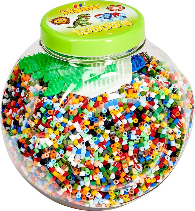 Produktbild Hama Perlen Dose Perlen u. Stiftp. Grün 15.000