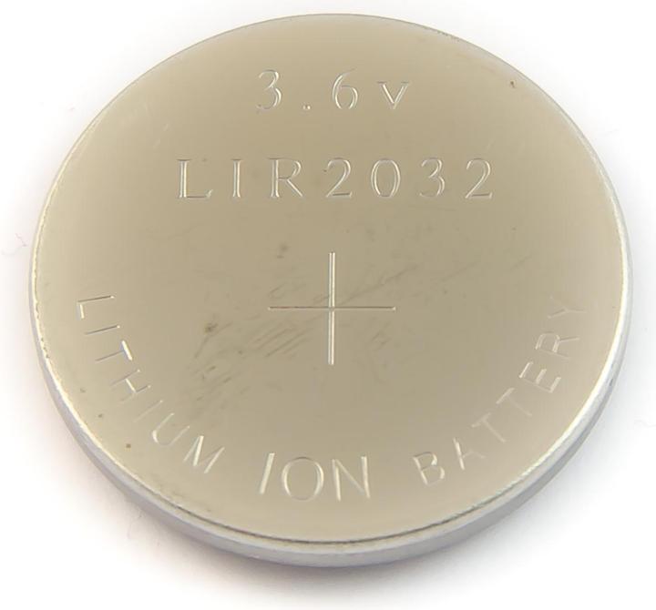Image du produit Purecrea Pile bouton Batterie LIR2032 Lithium 3.6V (LIR2032, 40 mAh)