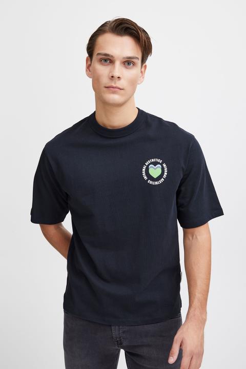 Actual product image Casual Friday CFTue relaxed fit tee with chest print 20505006 (M)
