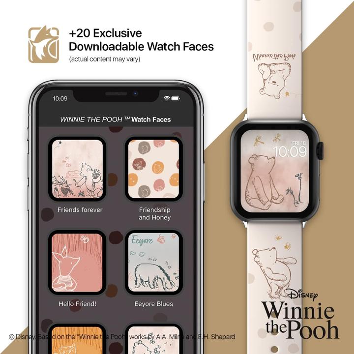 Actual product image Moby Fox Winnie the Pooh bracelet pour smartwatch Sweet Honey (Silicone)