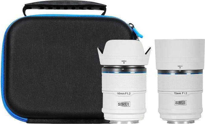 Produktbild Sirui Sniper AS-2S-EW 16mm & 75mm F1.2 APS-C/S35 Auto-Focus Lens(E Mount,White) (Sony E, APS-C / DX)