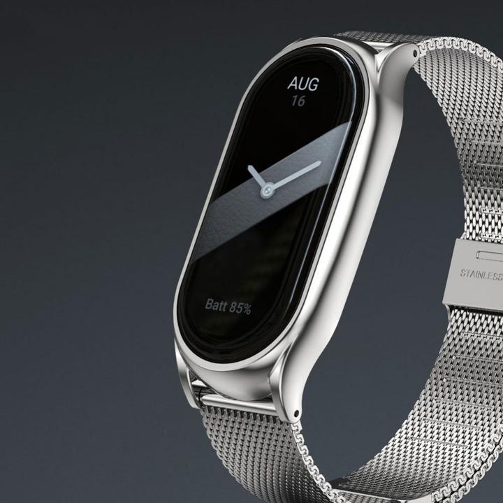 Produktbild Tech MilaneseBand Strap for Xiaomi Smart Band 8 / 8 NFC - Silver (Edelstahl)