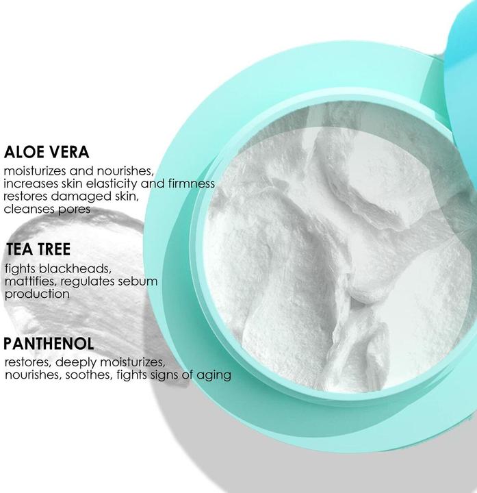 Actual product image 7Days Aloe Vera Face Cleanser with Panthenol and Tea Tree for Women 50ml Sea Foam Mousse (Foam, 50 ml)