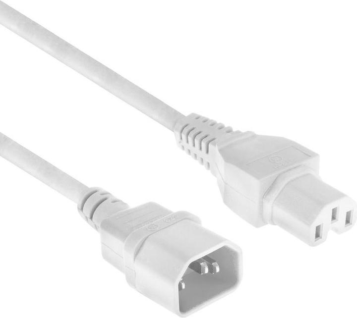 Immagine prodotto Cavo di alimentazione C14 - C15 bianco 2 m (2 m)