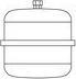 Actual product image Vaillant Trykekspansionsbeholder 18 l til brine