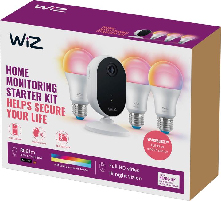 Actual product image WiZ Security Camera Starter Kit WiFi