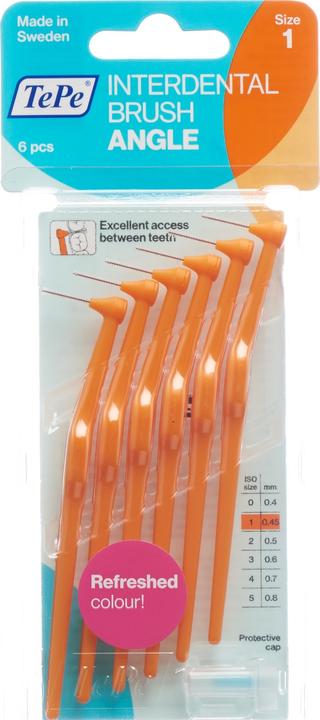Image du produit TePe Brosses interdentaires Angle ISO 1 (6 x, 0.45 mm)