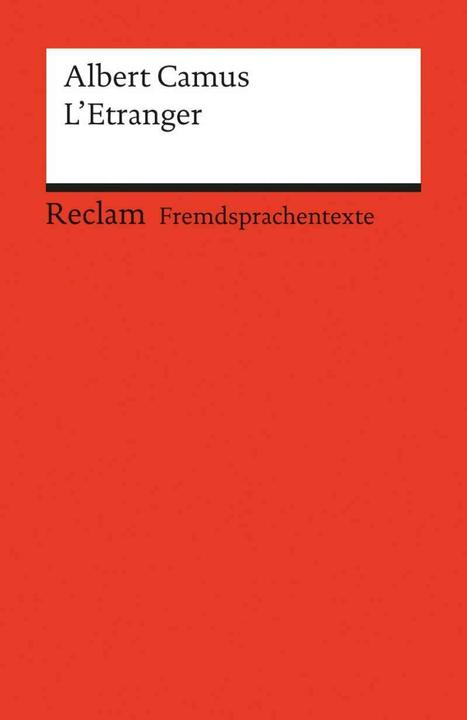 Produktbild L' Etranger (Deutsch, Albert Camus, Brigitte Sahner, 1986)