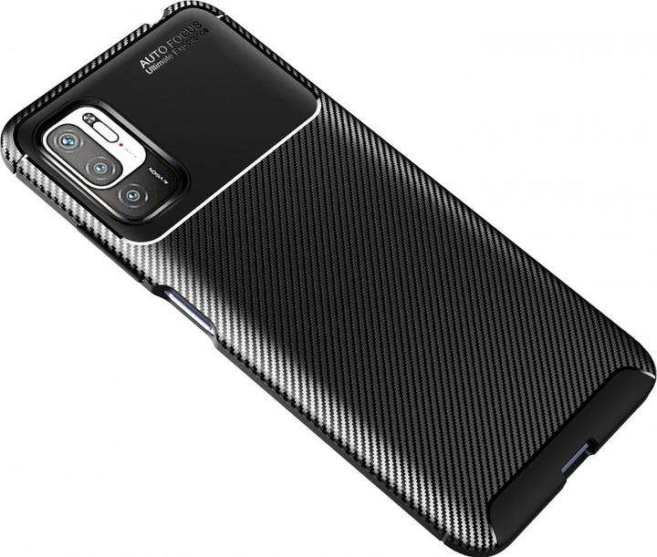 Produktbild Screenguard Xiaomi Redmi Note 10 5G Hülle Carbon Design TPU Case (Xiaomi Redmi Note 10 5G)