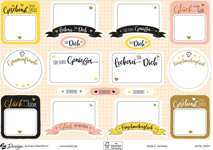 Image du produit Avery Autocollant de motif