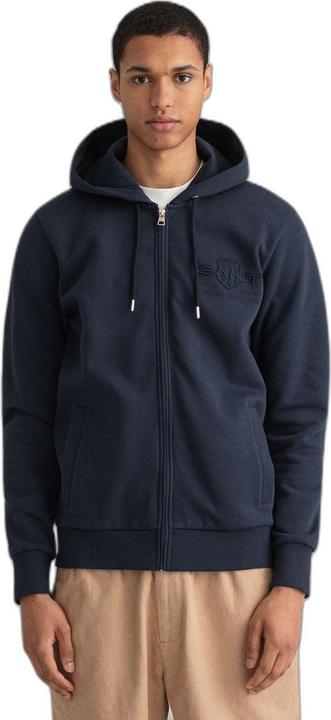 Produktbild GANT Regular Tonal Shield Full Zip Hoodie (L)