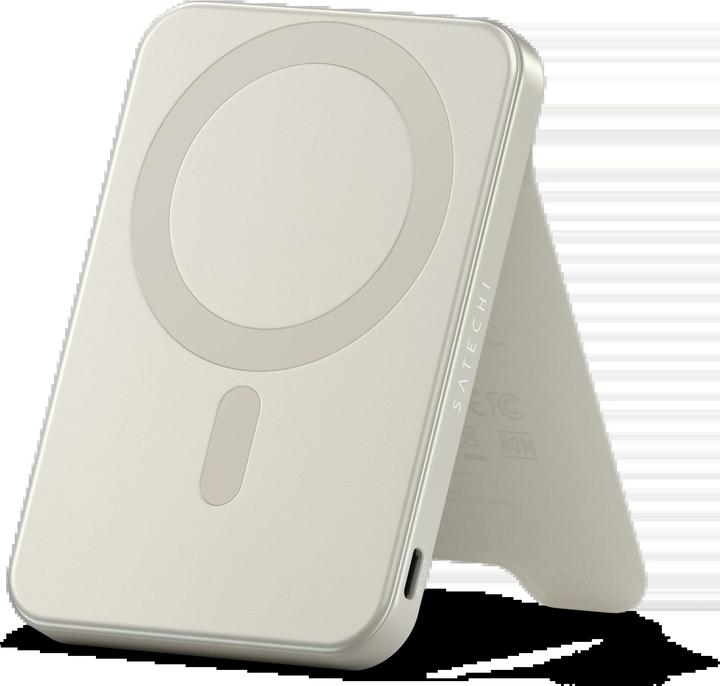 Satechi OntheGo Magnetic Qi2 Powerbank Stand 5000 mAh Sand (5000 mAh, 15 W)