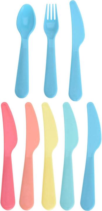 Immagine prodotto Koopman Set di posate colorate, 18 pezzi.