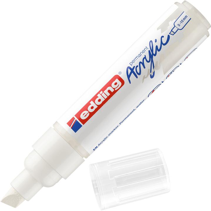 Image du produit Edding Marqueur acrylique 5000 (Blanc, 10 mm, 1 x)