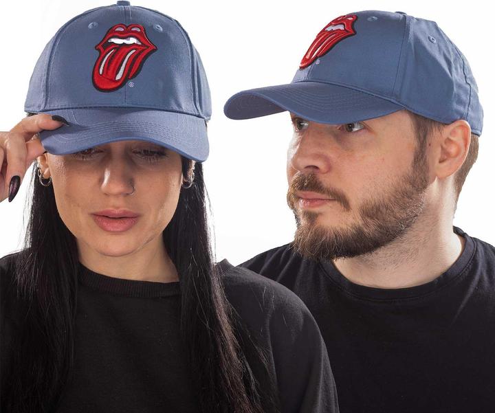 The Rolling Stones RollingStones Classic Tongue Denim Baseball Cap
