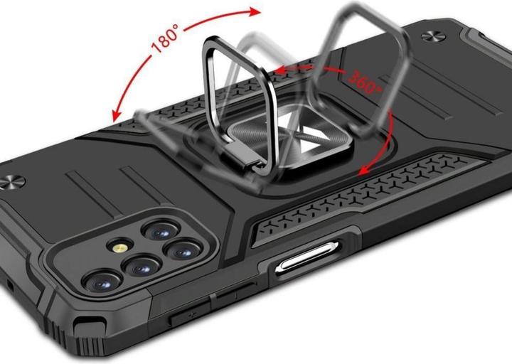 Immagine prodotto Wozinsky Ring Armor Case Kickstand Tough Rugged Cover per Samsung Galaxy M31s argento (Samsung Galaxy M31s)