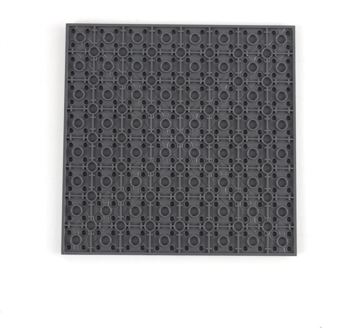 Image du produit LEGO Plaques de construction ® 16x16 plaques gris foncé - à construire des deux côtés - 91405 quantit (91405, LEGO Accessoires)